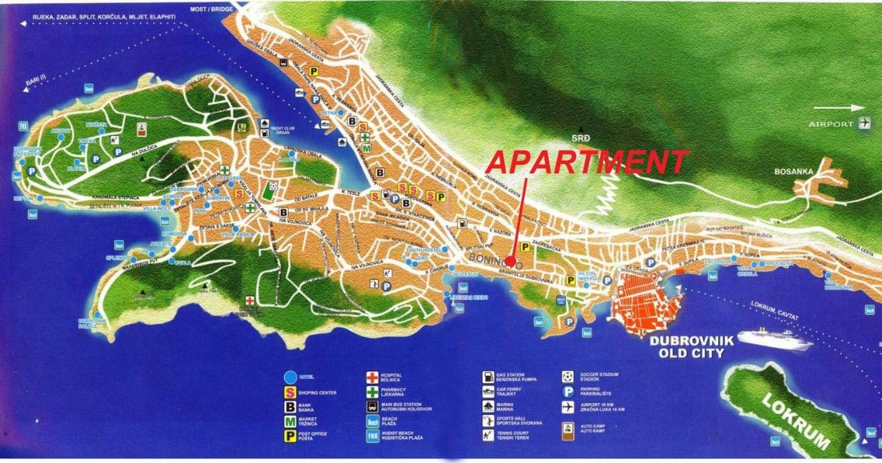 Two-Bedrooms Apartment With Balcony And Sea View,Near Old Town Dubrovnik Kültér fotó